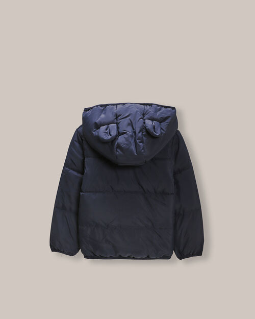 Chamarra Hoodie Acolchada Azul